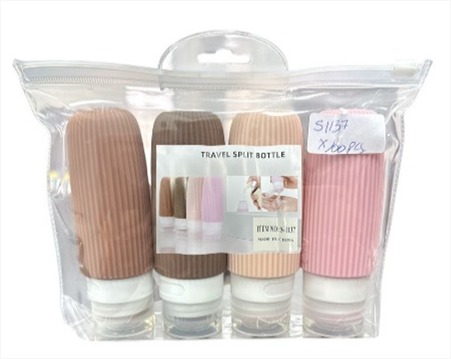 Botella Silicona 4pc-S-1137/JK-4357