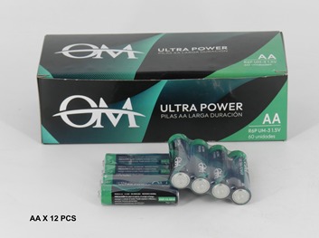 Pilas AA /OM Caja x 60 Unidades