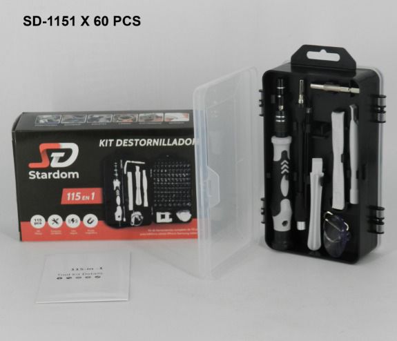 Set Destornillador 115 en1-SD-1151